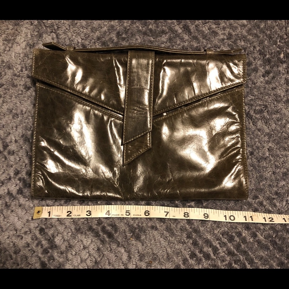 Leather clutch